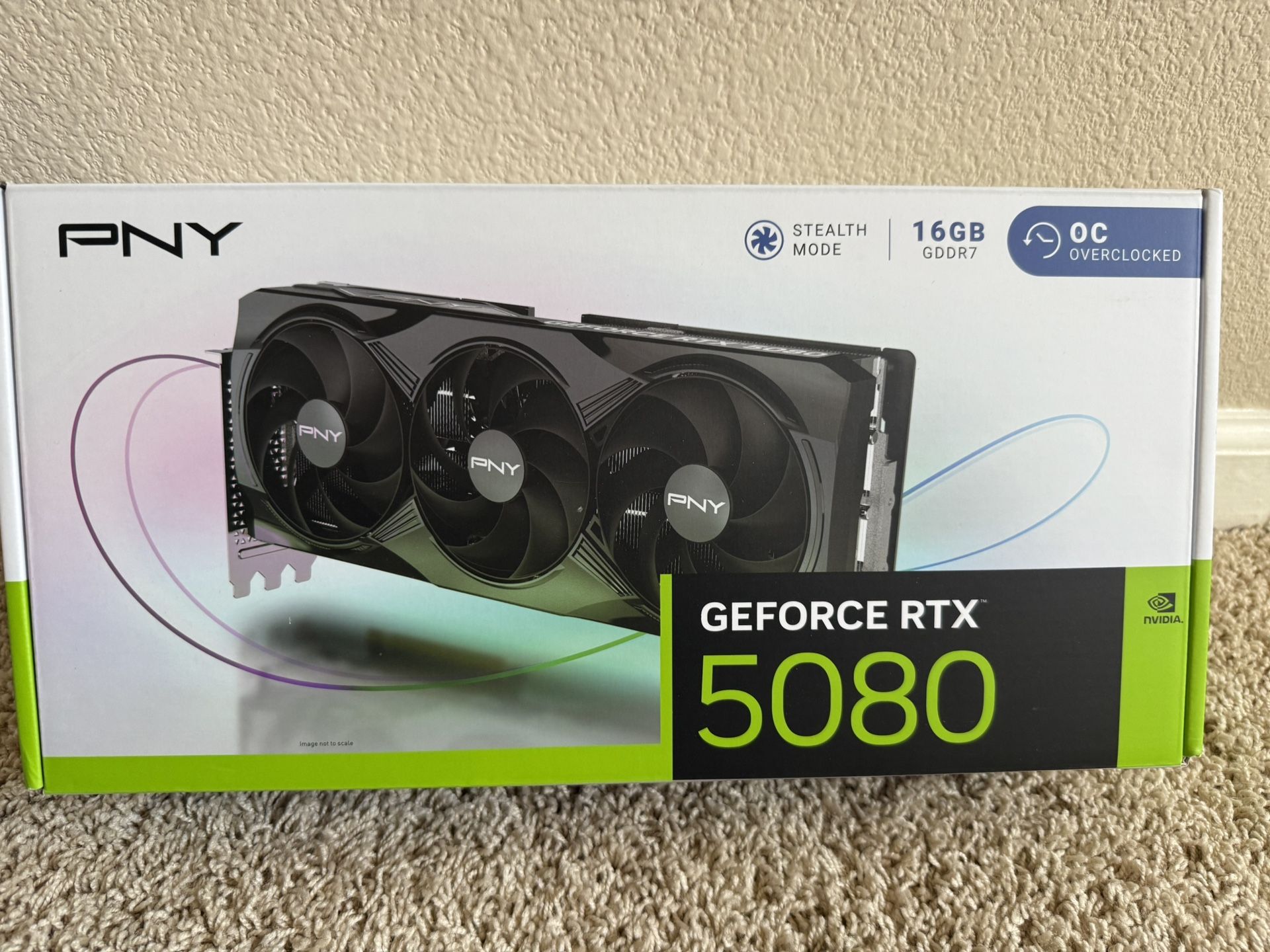 Geforce RTX 5080————PNY STEALTH MODE Model; Open Box