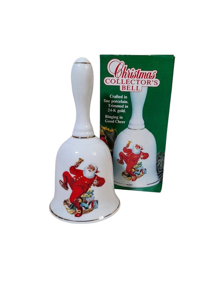 Norman Rockwell Christmas Bell Ringing In Good Cheer
