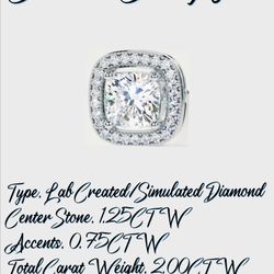 Gorgeous Cushion Cut Halo Diamond
