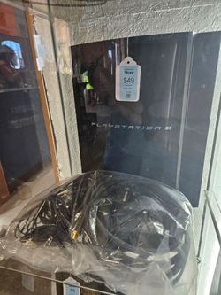 Playstation 3 with wheel controller