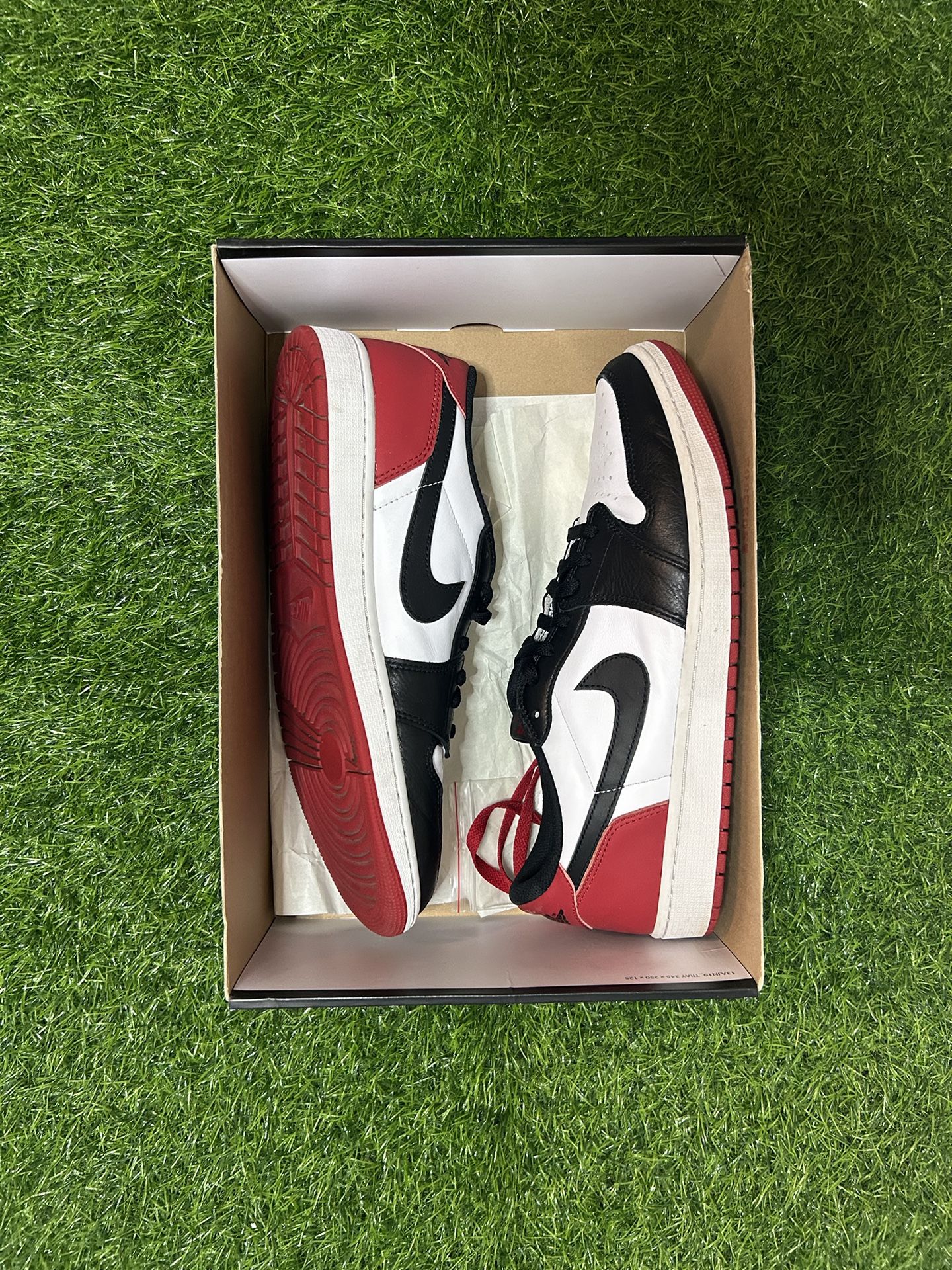 Size 13M - Jordan 1 Low ‘Black Toe’