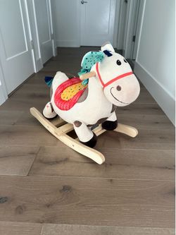 Adorable Plush Rocking Horse