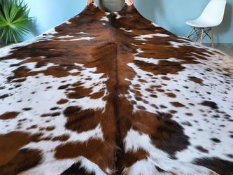 Cowhides Tricolor Genuine Cowhide Rug Large