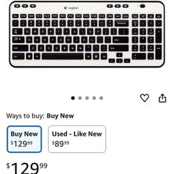 Logitech K360 Ivory Keyboard 