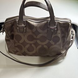 Coach Taylor Op Art Satchel F25503