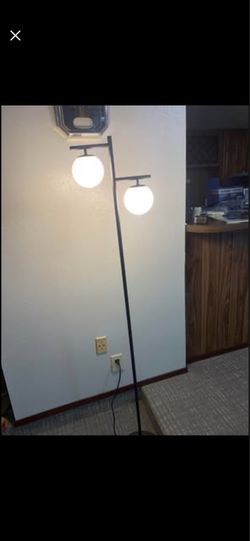 Floor lamp black farmhouse style