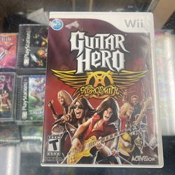 Guitar Hero Aerosmith Wii $30 Gamehogs 11am-7pm