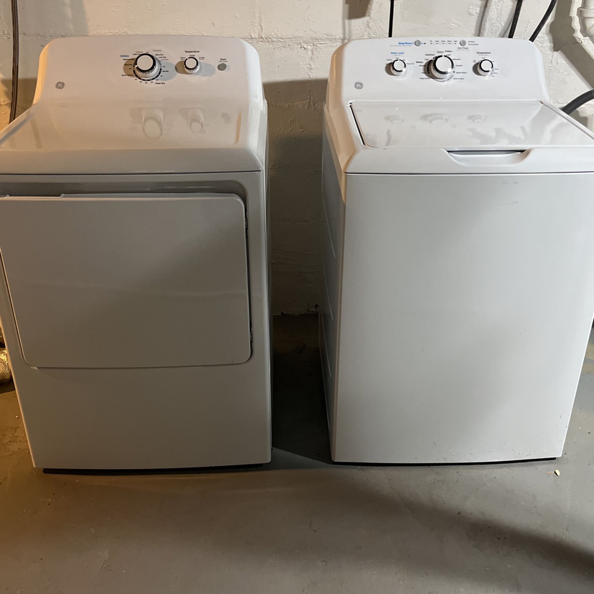 GE Washer / Electric Dryer 