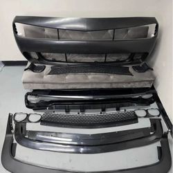 Front Bumper Kit Fit for 2015-2023 Dodge Challenger Hellcat Style w/Grille Lip