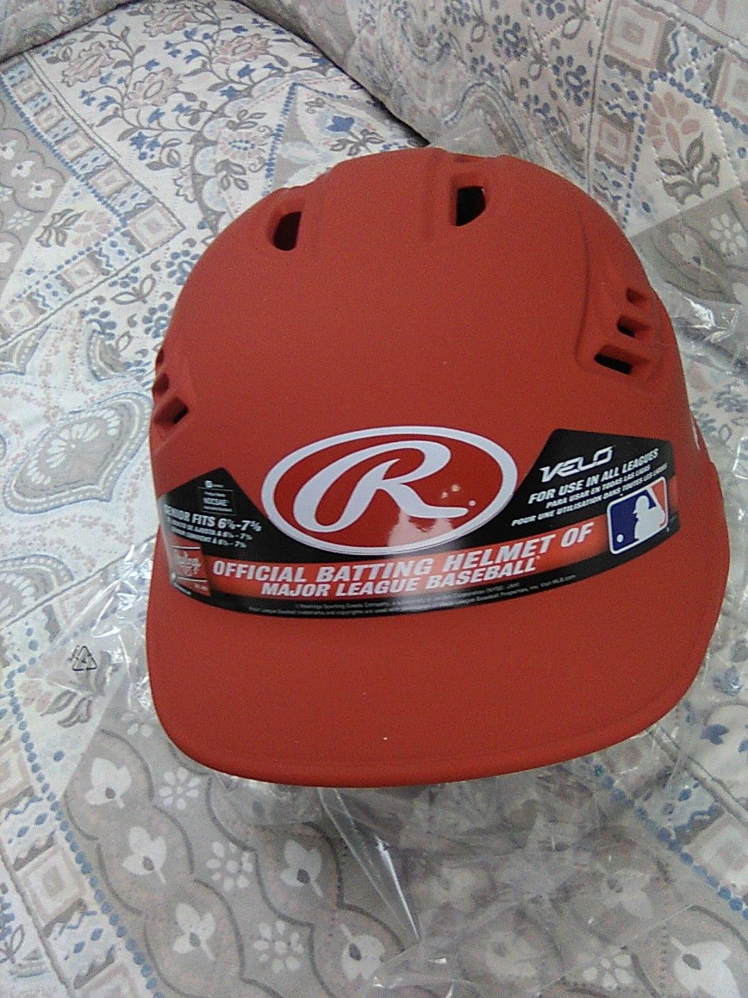 Official batting helmet