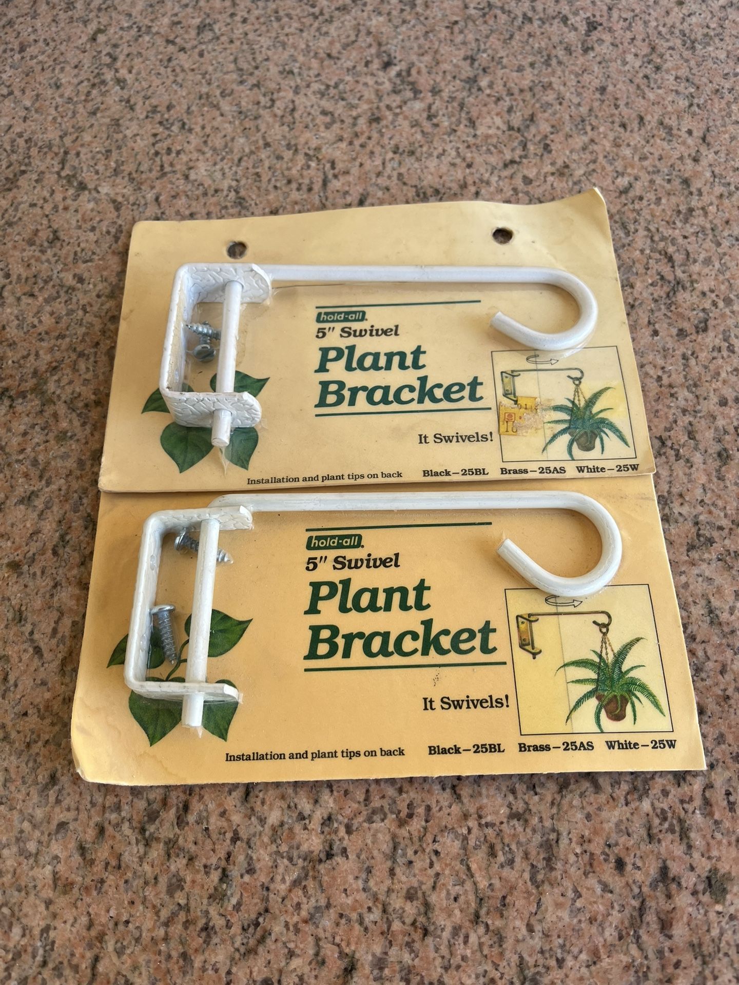 Vintage Swivel Plant Brackets