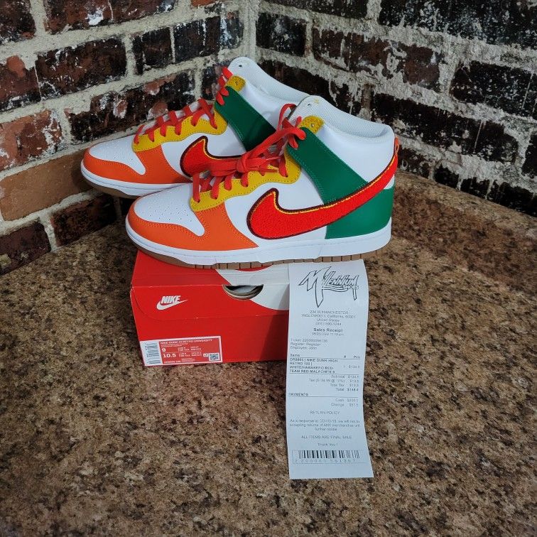 Nike Dunk High = University 7-Eleven DS / Sz.9