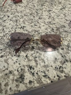 Cartier Gold Frame Sunglasses