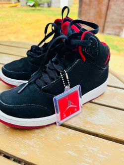 Air Jordan High-Top Sneakers Black Red