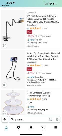 B Stand Phone Mount Holder