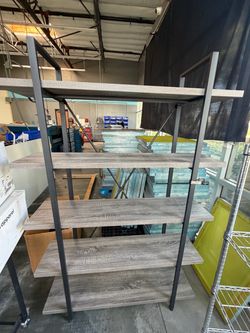 Wood shelves