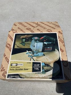 Craftsmen Auto Scroller saw 1/2 hp NEW OLD STOCK