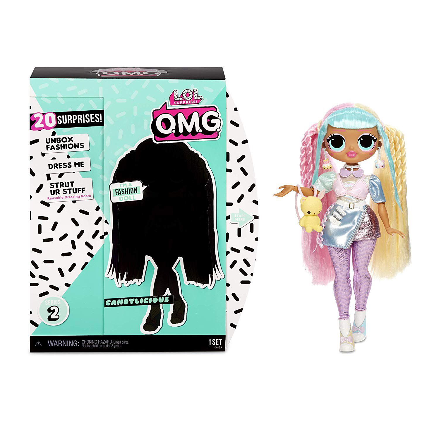 LOL Surprise OMG Series 2 Candylicious Doll New Fashion Doll