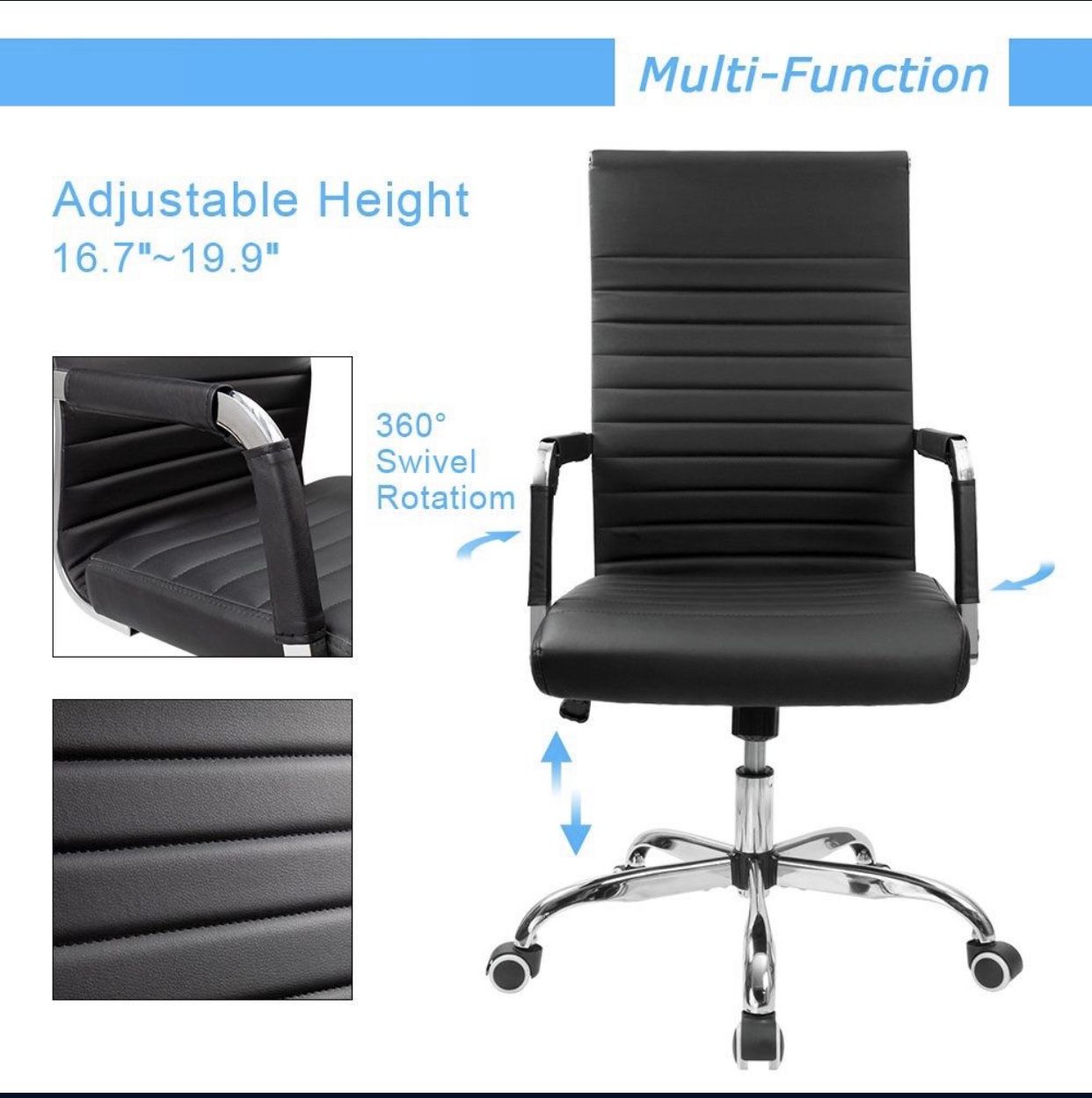 Brand New Contemporary Designer Mid-Back Computer Office Chair