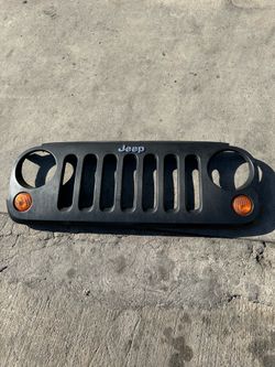 Jeep Wrangler JK Front Black Grill OEM 2007 through 2018