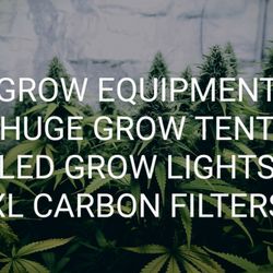 Grow Equipment For Sale! Huge AC INFINITY Tent, LED Grow Lights, Fans, Filters.. Etc All New!