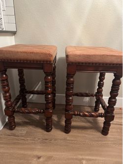Pair of Vintage Pulaski Bar Stools
