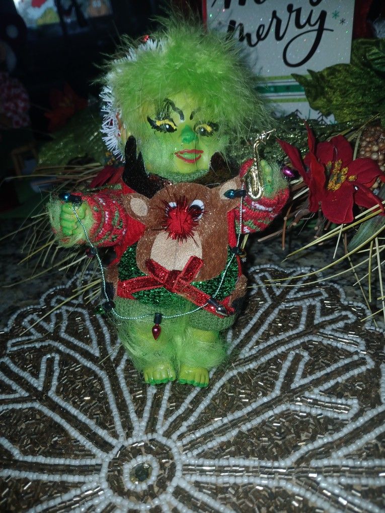 Grinch Doll Custom Made 