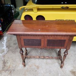 ANTIQUE BAR SERVING TABLE