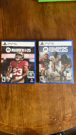 Madden 25 and College football 25