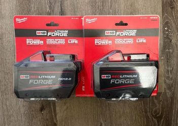 Milwaukee 2pk M18 12.0 Forge (2x$320)