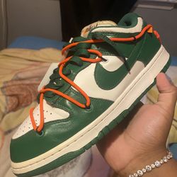 Nike dunk low Off white “Pine Green”