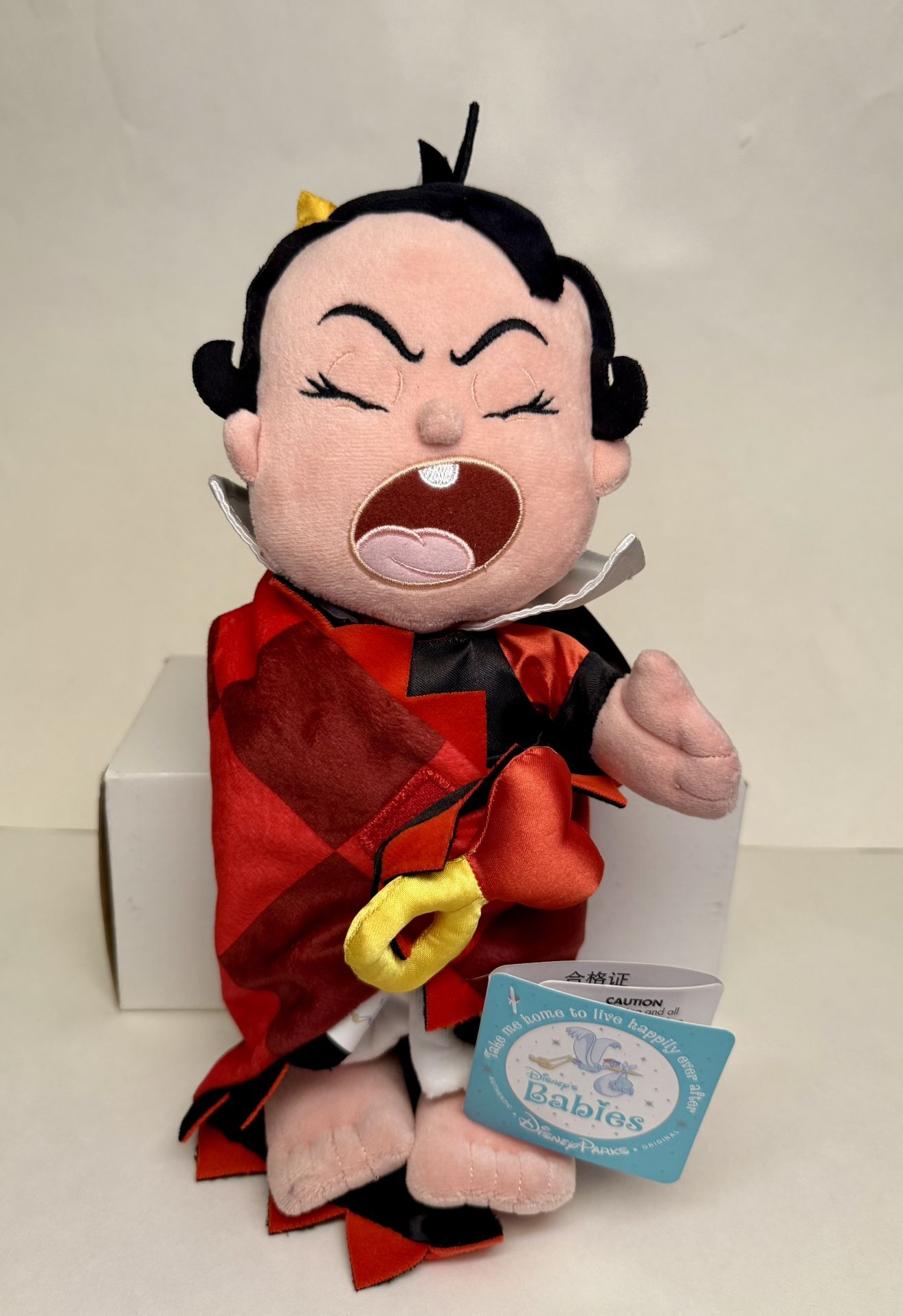 New Disney Babies Baby Queen of Hearts Blanket Plush Doll Disney Parks
