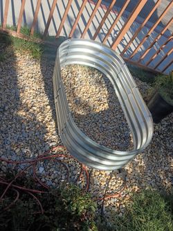 Bottomless Galvanized planter