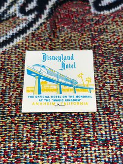 Vintage Disneyland Hotel Matchbook