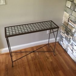 High End Glass Top Decor Table 36x12