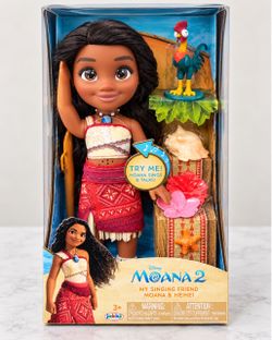 Disney Moana 2 Singing Doll with Heihei - New in Box