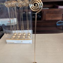Gold Place Card Holders 12