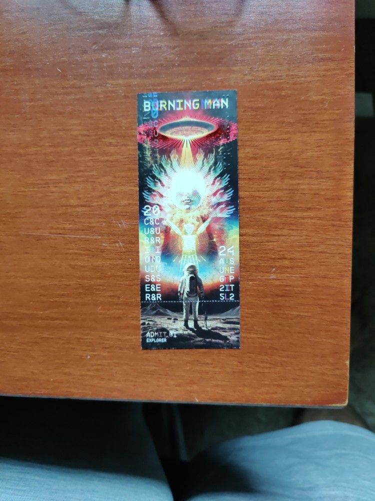 Burning Man Ticket
