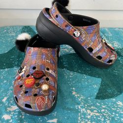 Crocs Limited Edition Platform Clog Disney Classic Cruella ll Size 8