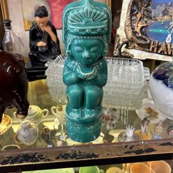 Vintage Kahlua Mayan Tiki Decanter