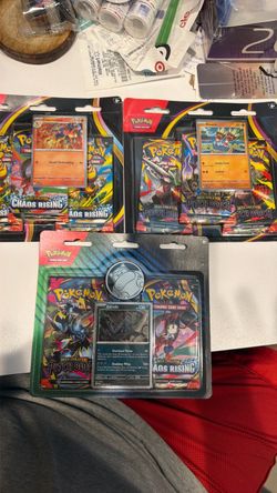 Pokemon three pack blisters