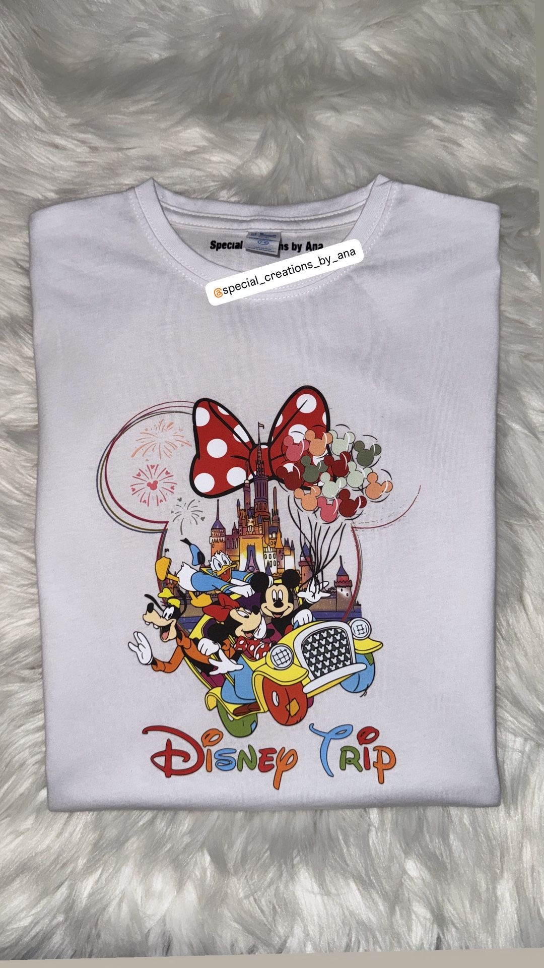 Custom made shirt 🏰💖 Message me if you want to order your custom shirts for any occasion.