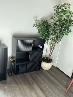 Tv under mount storage