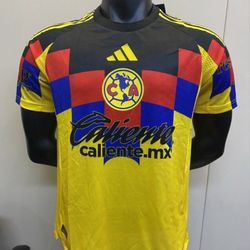 Soccer America america 🦅🦅las home and away local visitante aguilas New Jersey 2025- 2026 fan version player version small to 4xl tricampeon futbo