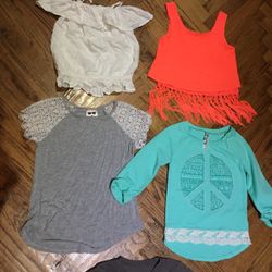 Shirts For Girl Size S or 7/8 Very Good Condition $ 2.50 each