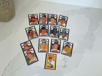 Baseball Trading Cards.   Donruss Diamond Kings Lot of 14