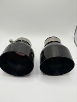 Black 64-67mm Exhuast Tips