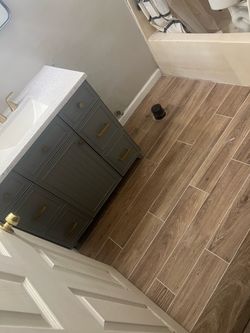 Tile shower