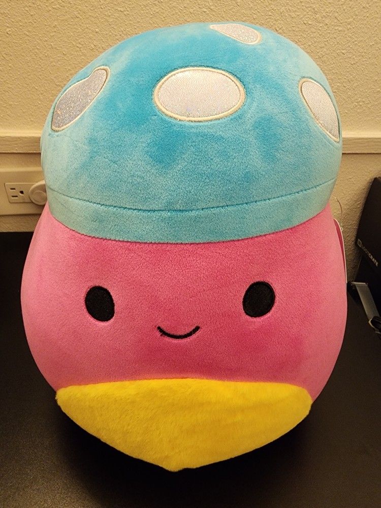 SDCC 2023 12" Randall the Blacklight Mushroom UCC Exclusive Squishmallow