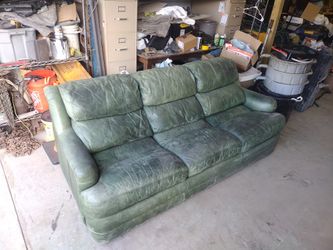 leather couch
